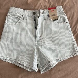 High-Waisted Mom Denim Shorts